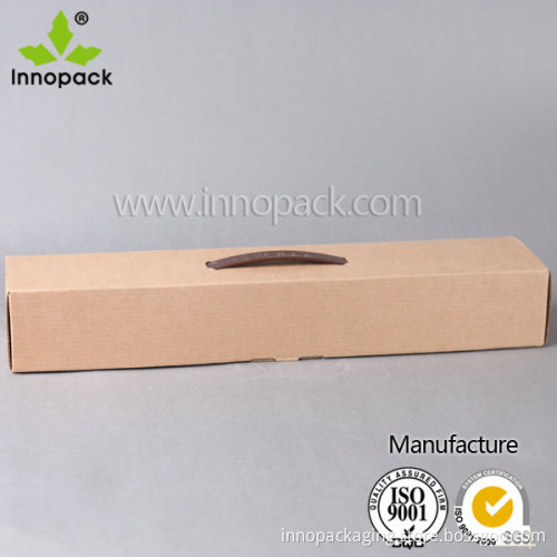 Long E Flute Take Away Box with Plastic Handle (CCB016ZH)